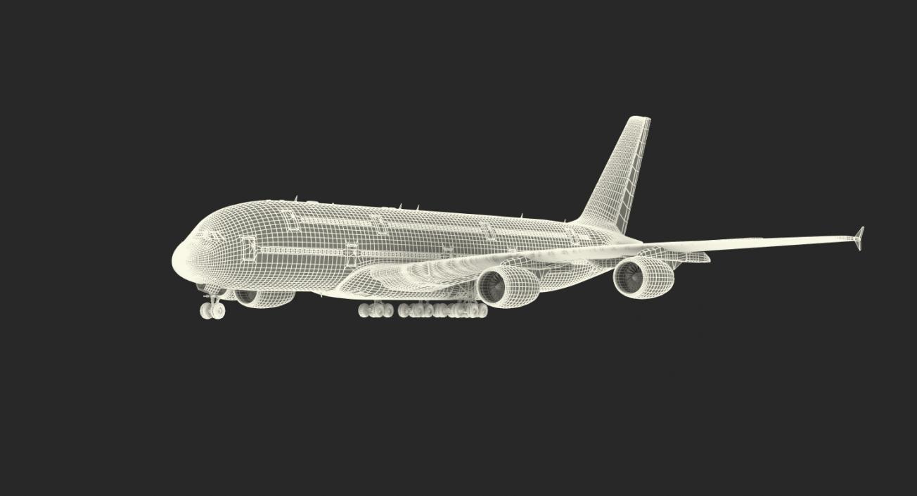 Airbus A380-1000 Air France 3D